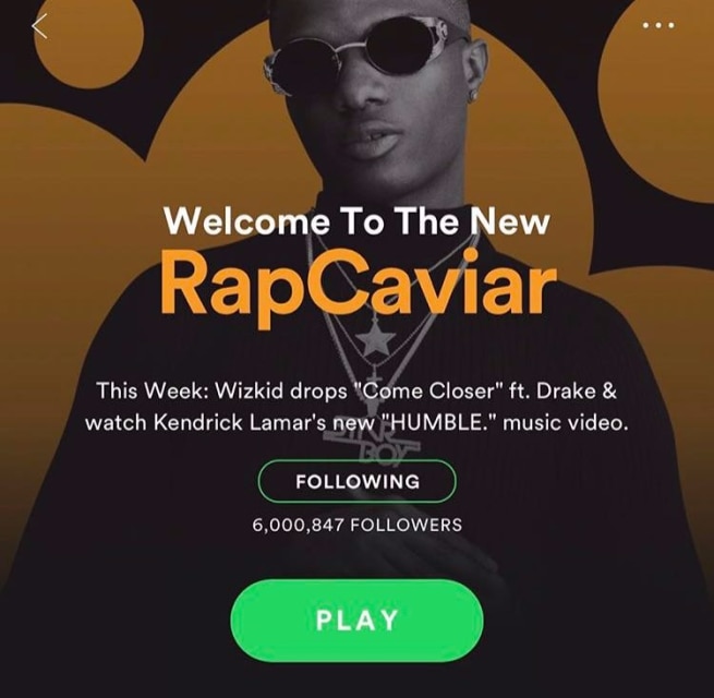 RapCaviar Playlist by Spotify