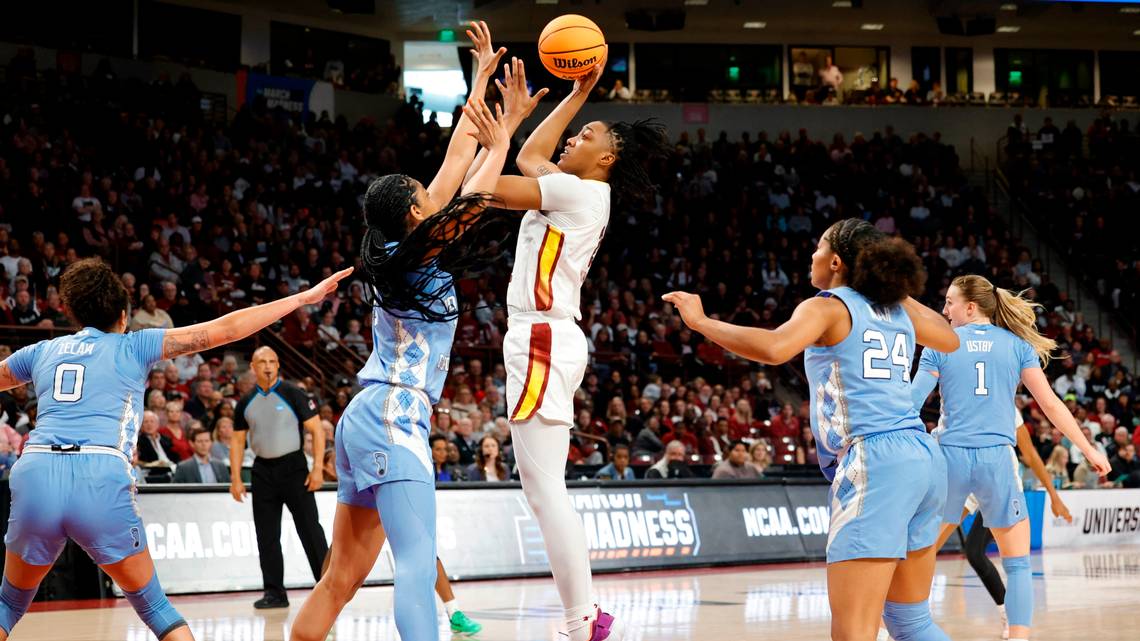 NCAA Tournament 2024 Highlights UNC Tar Heels vs. South Carolina